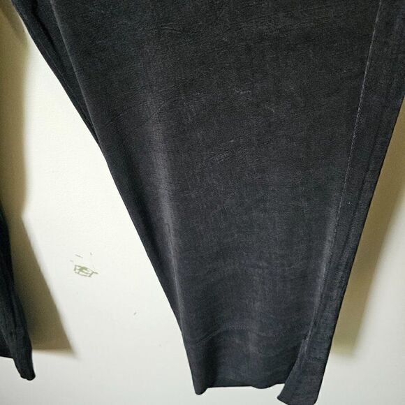 EUC VINTAGE LINDEN HILL BLACK SLINKY SOFT STRAIGHT PANTS SIZE M - Picture 5 of 16